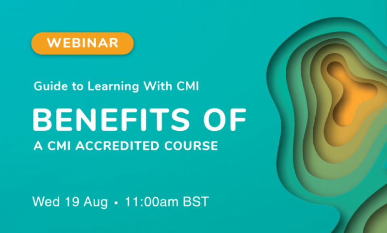Benefits of a CMI accredited course
